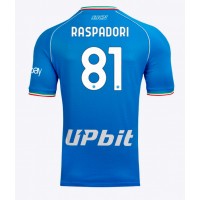 Stroje piłkarskie SSC Napoli Giacomo Raspadori #81 Koszulka Podstawowej 2023-24 Krótki Rękaw